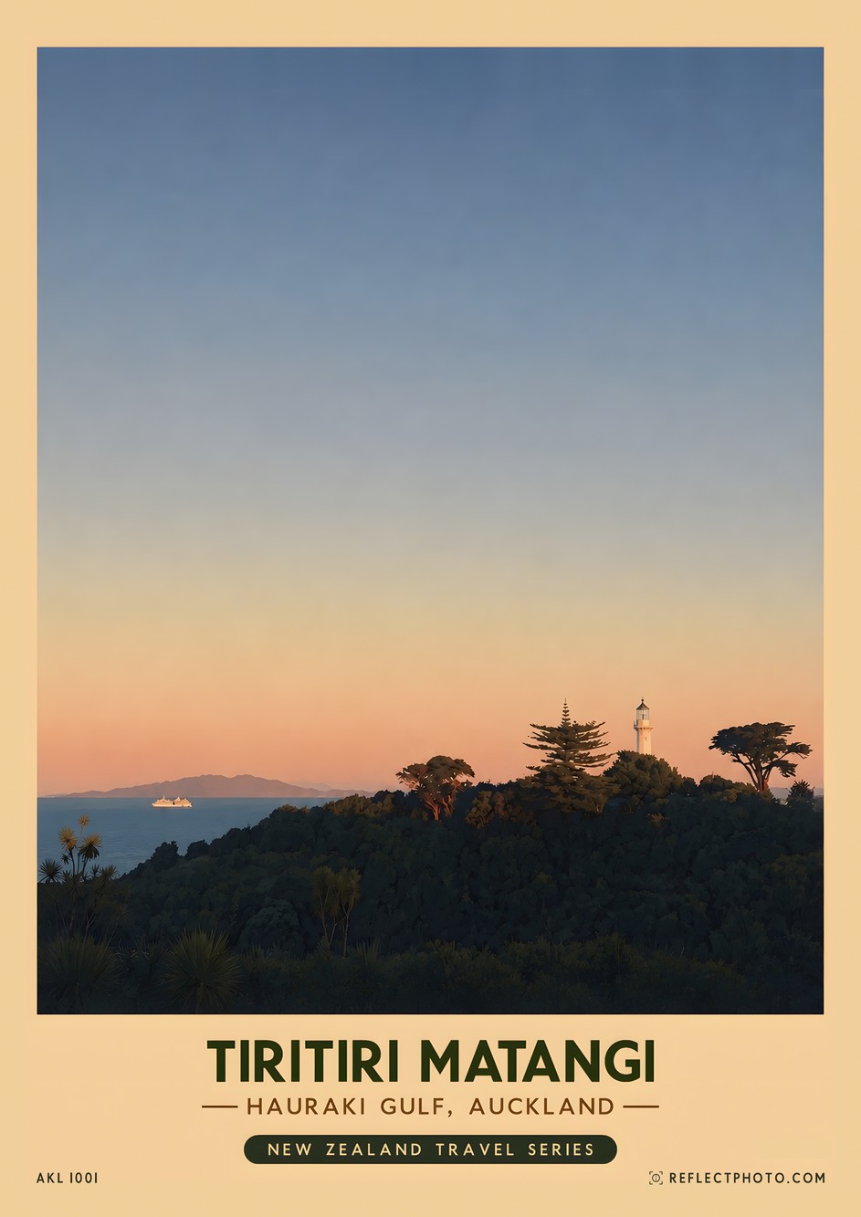 Tiritiri Matangi — New Zealand Travel Series print by Reflect Photo