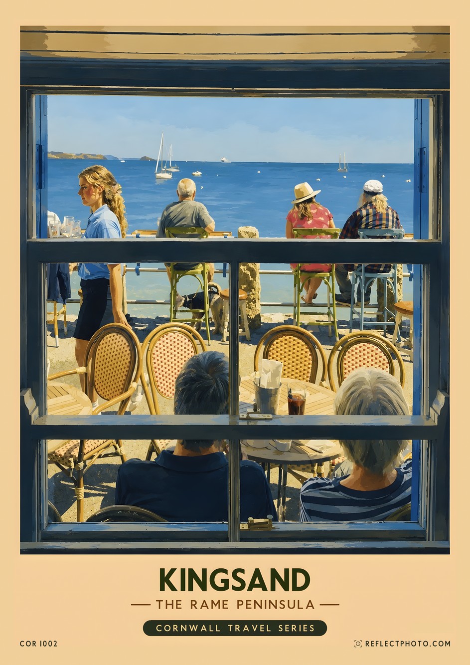 Kingsand — Cornwall Travel Series print by Reflect Photo