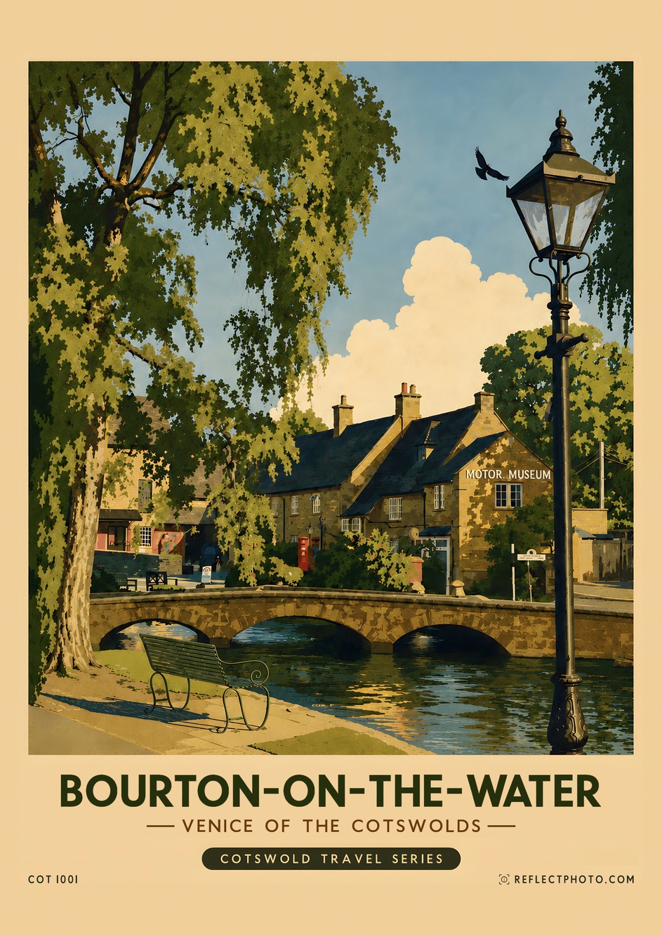 Bourton-on-the-Water — Cotswold Travel Series print by Reflect Photo