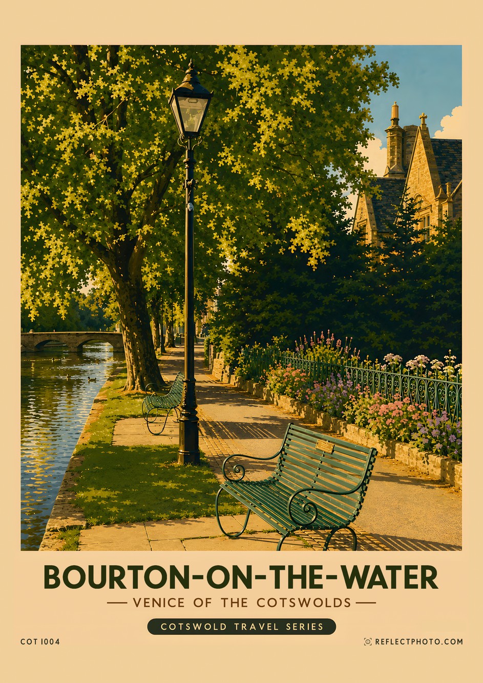 Bourton-on-the-Water — Cotswold Travel Series print by Reflect Photo