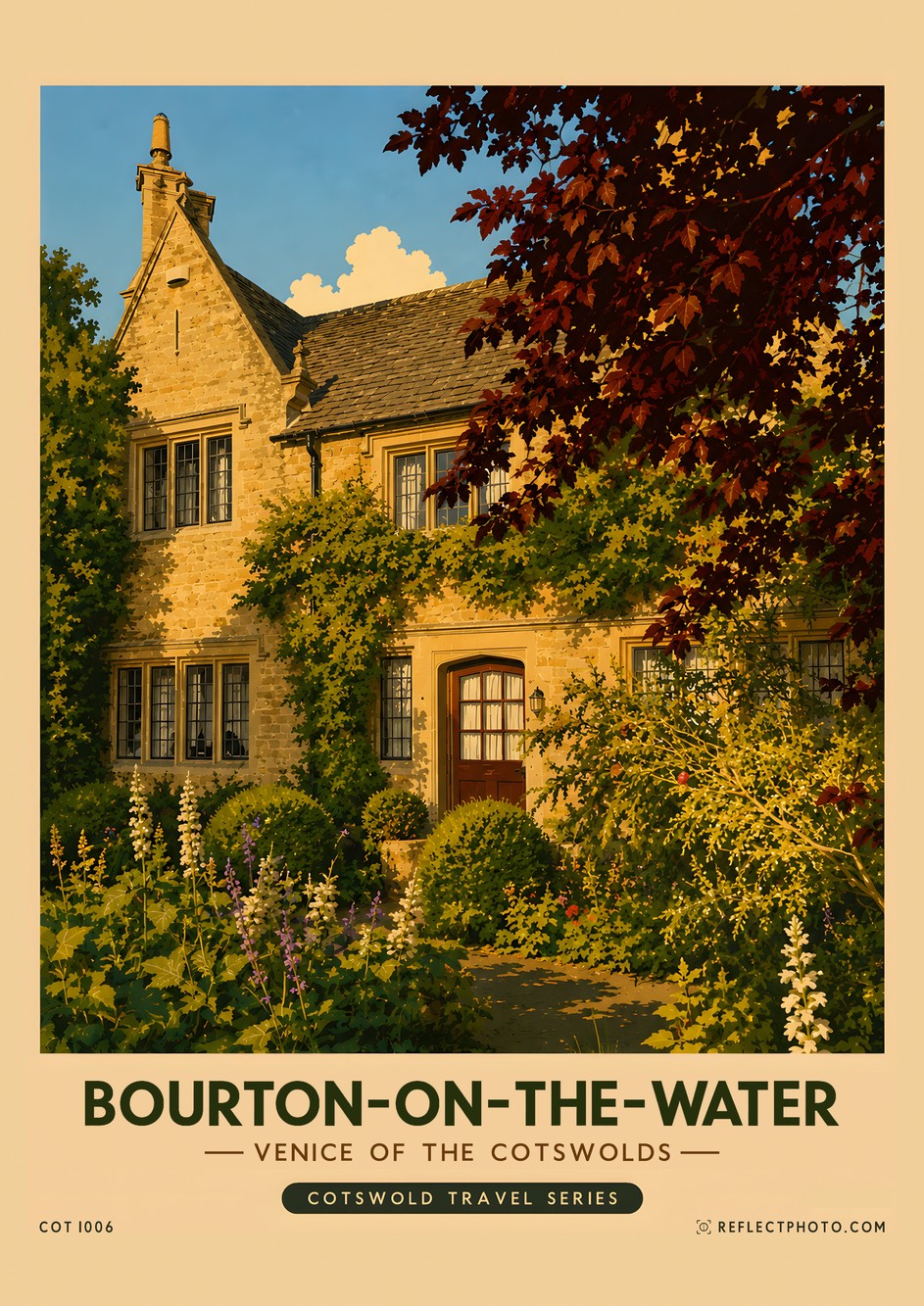 Bourton-on-the-Water — Cotswold Travel Series print by Reflect Photo