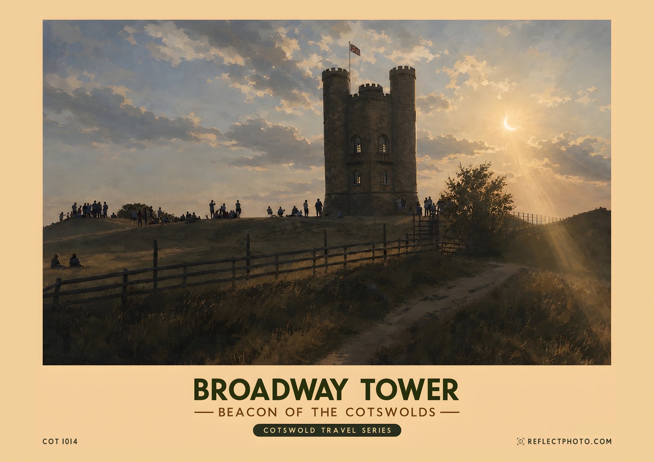 Broadway Tower — Cotswold Travel Series print by Reflect Photo