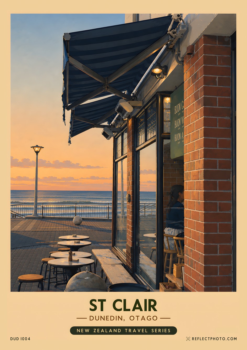 St Clair — New Zealand Travel Series print by Reflect Photo