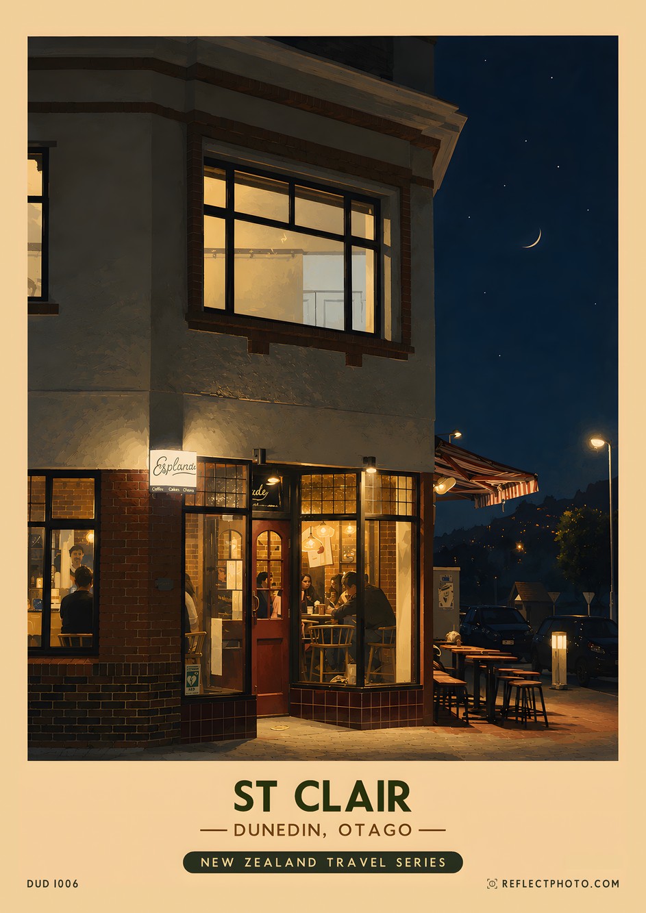 St Clair — New Zealand Travel Series print by Reflect Photo
