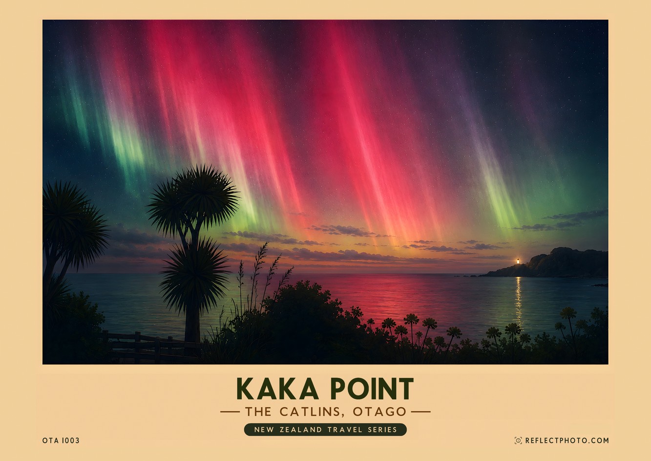 Kaka Point — New Zealand Travel Series print by Reflect Photo